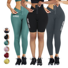 2 in 1 sport wholesale slimming women high waist shapewear custom waist trainers leggings